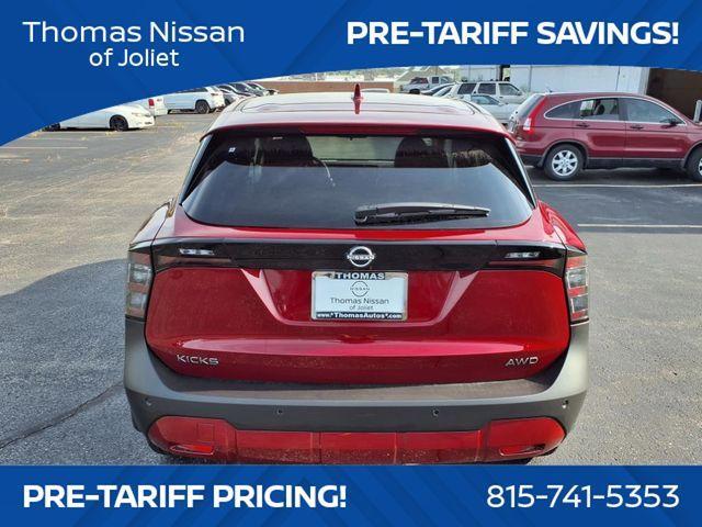 new 2025 Nissan Kicks car, priced at $25,921