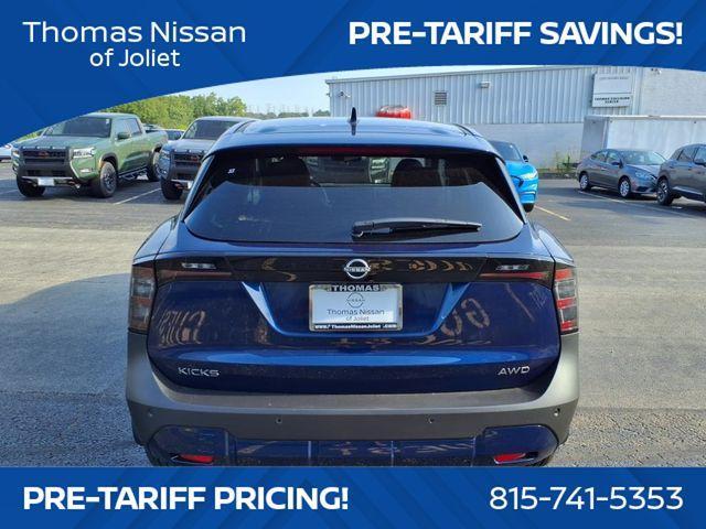 new 2025 Nissan Kicks car, priced at $25,600