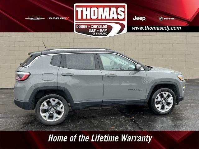 used 2021 Jeep Compass car, priced at $22,700