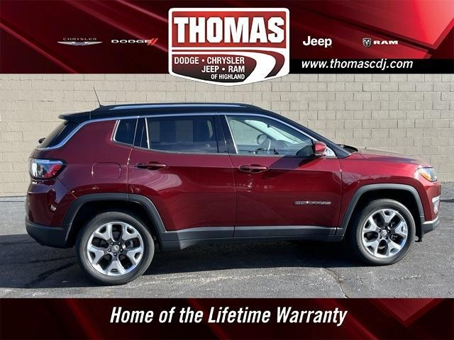 used 2021 Jeep Compass car, priced at $24,000