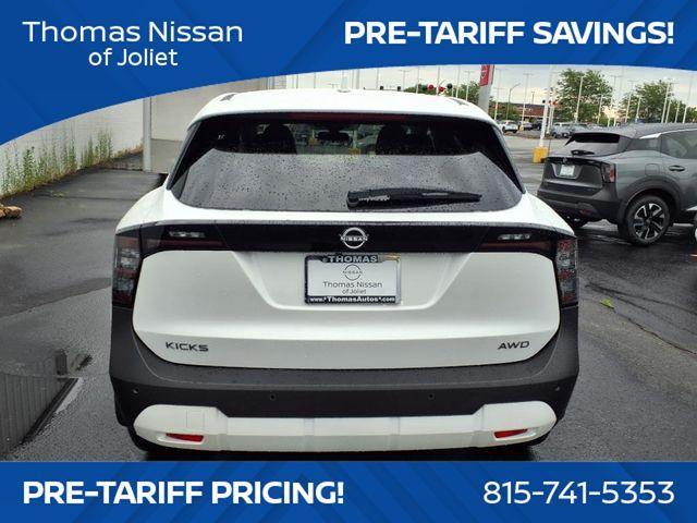 new 2025 Nissan Kicks car, priced at $25,921