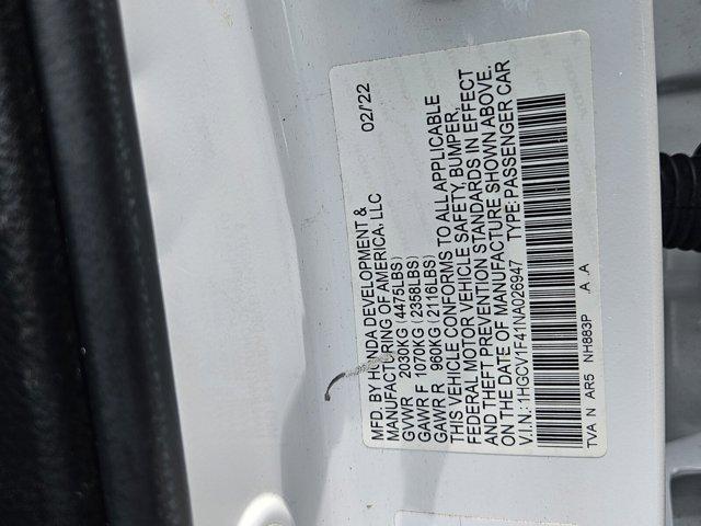 used 2022 Honda Accord car, priced at $26,125