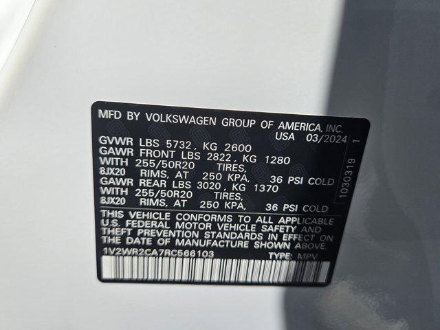used 2024 Volkswagen Atlas car, priced at $35,802