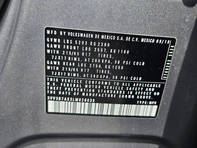 used 2020 Volkswagen Tiguan car, priced at $15,481