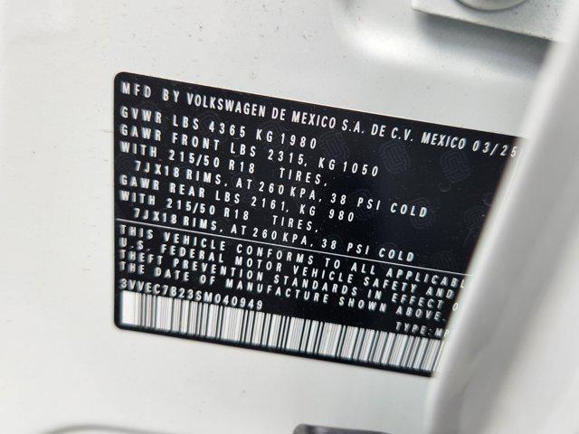 new 2025 Volkswagen Taos car, priced at $30,851