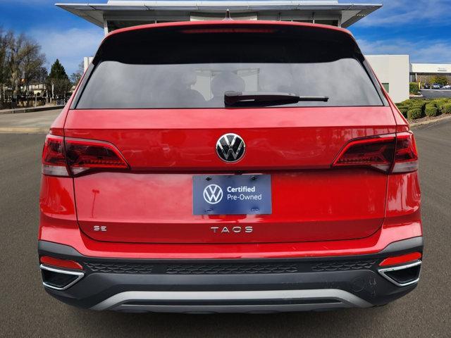 used 2023 Volkswagen Taos car, priced at $22,100