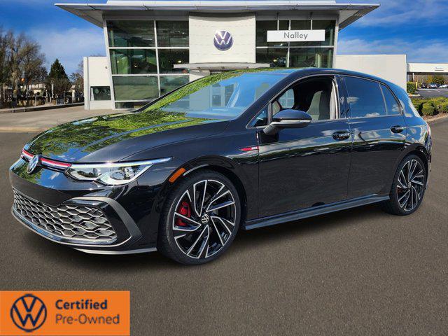 used 2024 Volkswagen Golf GTI car, priced at $35,551