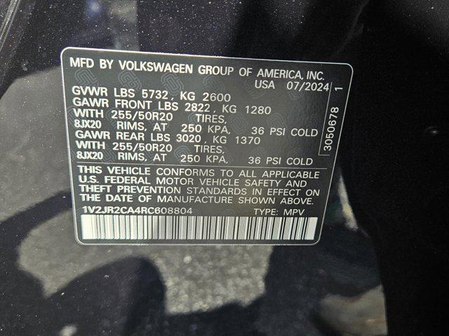 used 2024 Volkswagen Atlas car, priced at $36,240