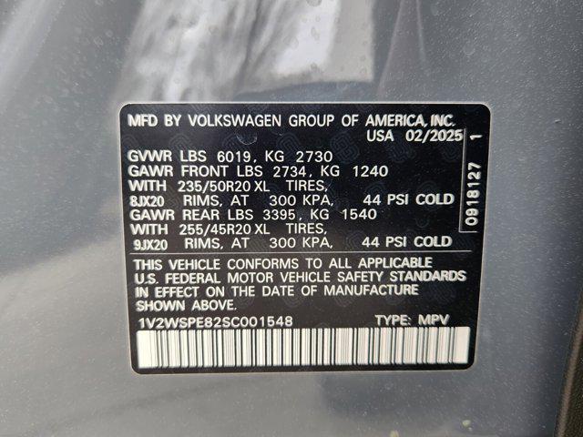 new 2025 Volkswagen ID.4 car, priced at $56,261