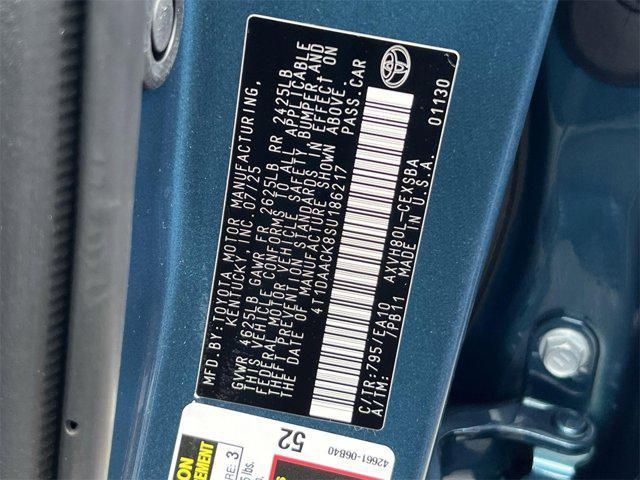 new 2025 Toyota Camry car, priced at $31,090