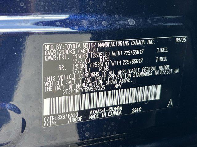 new 2025 Toyota RAV4 car, priced at $35,062
