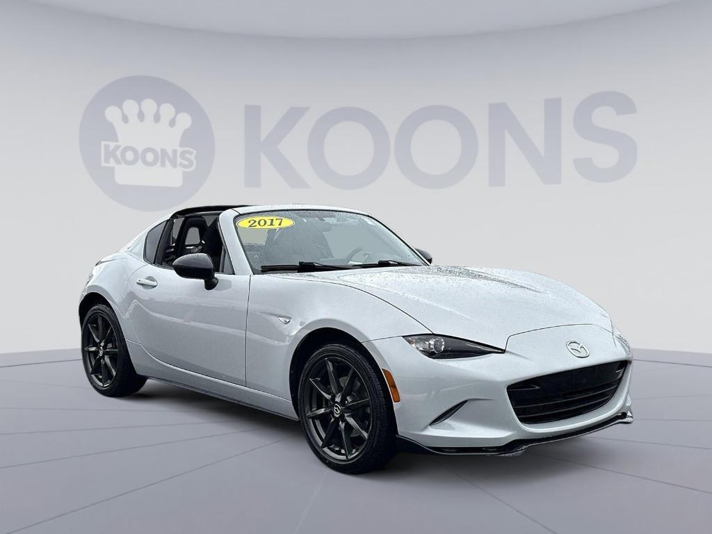 used 2017 Mazda MX-5 Miata RF car, priced at $20,000