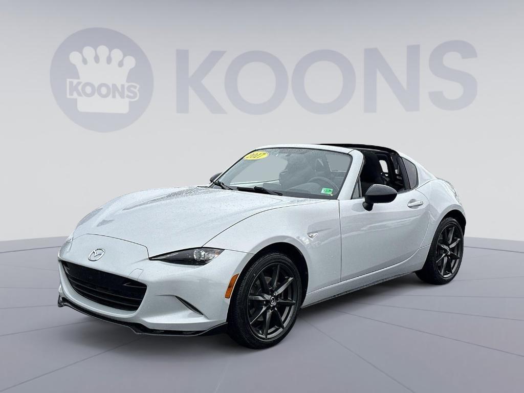 used 2017 Mazda MX-5 Miata RF car, priced at $20,000