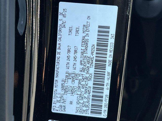 new 2025 Toyota Tacoma car, priced at $40,444