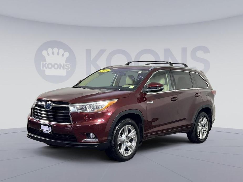 used 2015 Toyota Highlander Hybrid car, priced at $23,750