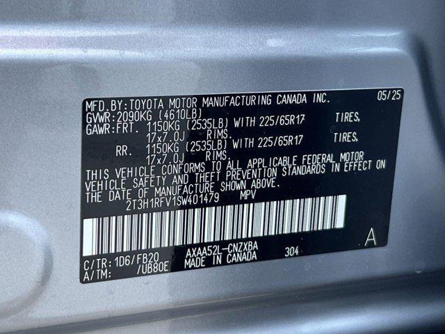 new 2025 Toyota RAV4 car, priced at $30,974