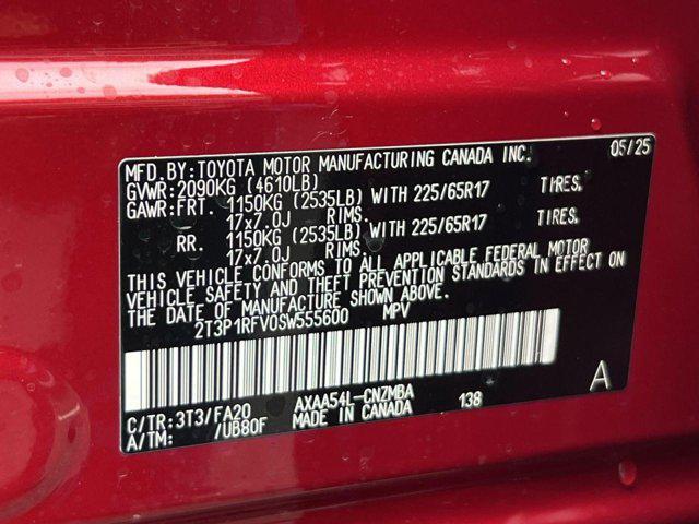 new 2025 Toyota RAV4 car, priced at $36,049