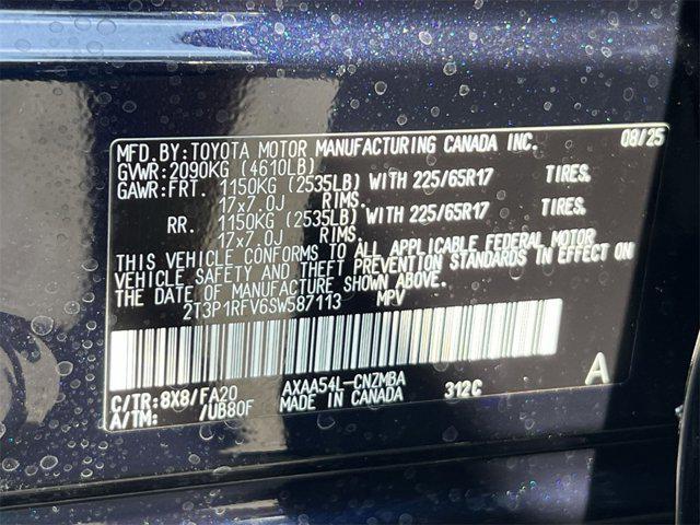 new 2025 Toyota RAV4 car, priced at $34,849
