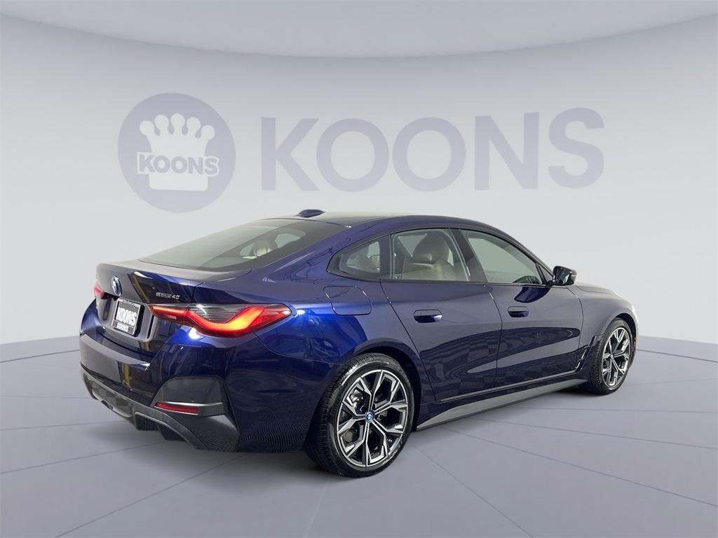 used 2023 BMW i4 Gran Coupe car, priced at $41,000