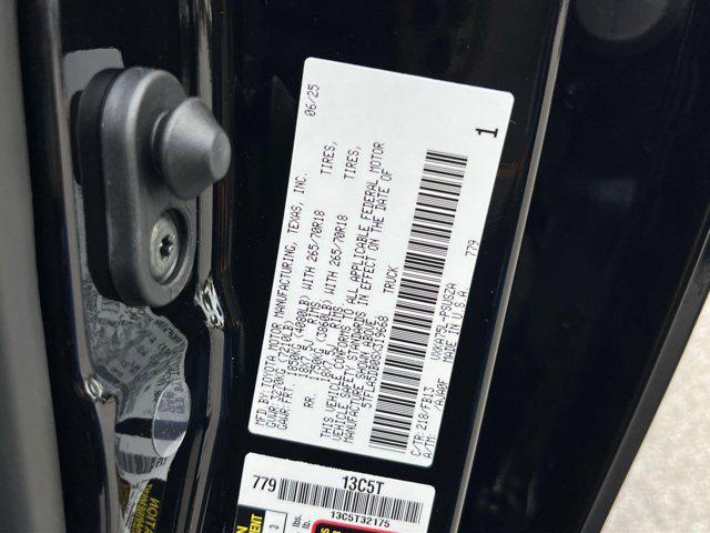 new 2025 Toyota Tundra car, priced at $49,396