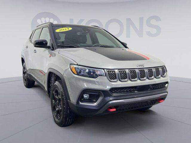 used 2023 Jeep Compass car, priced at $24,000