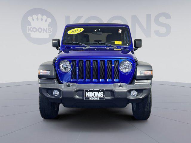 used 2018 Jeep Wrangler Unlimited car, priced at $25,500