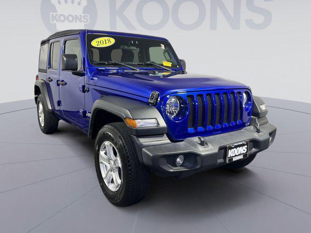 used 2018 Jeep Wrangler Unlimited car, priced at $25,500
