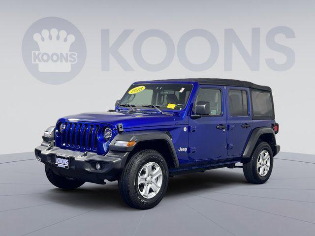 used 2018 Jeep Wrangler Unlimited car, priced at $25,500