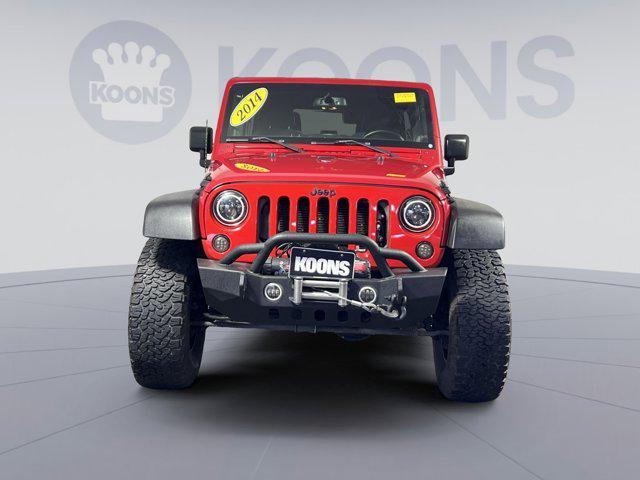 used 2014 Jeep Wrangler Unlimited car, priced at $17,500