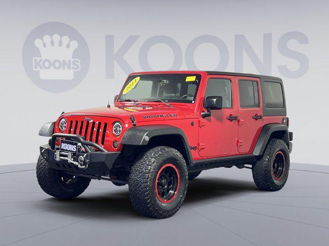 used 2014 Jeep Wrangler Unlimited car, priced at $17,500