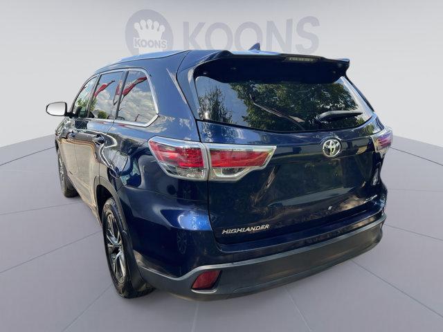 used 2016 Toyota Highlander car, priced at $16,000