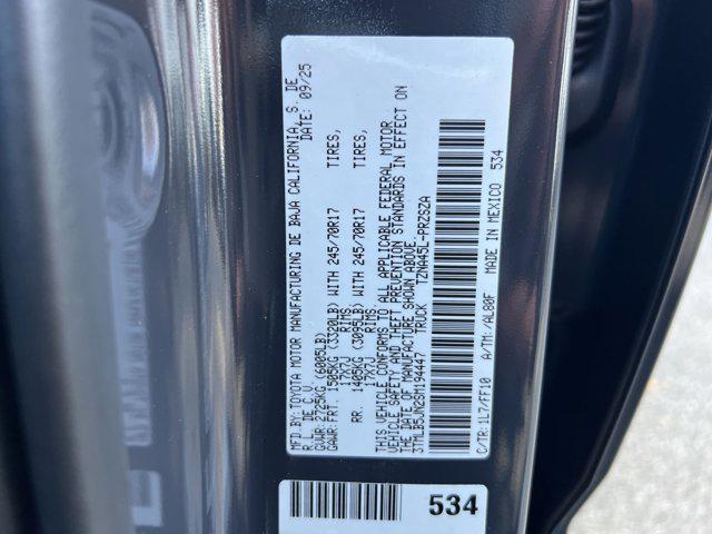 new 2025 Toyota Tacoma car, priced at $41,123