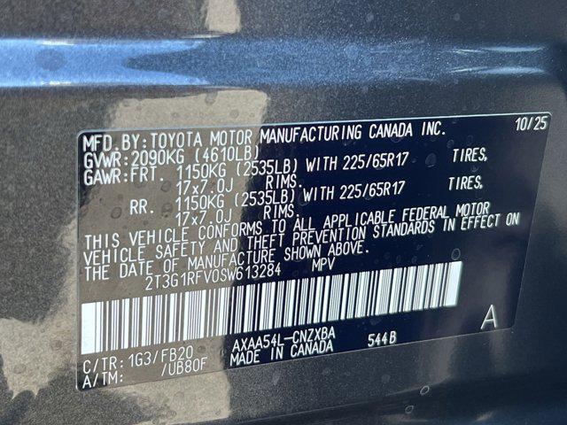 new 2025 Toyota RAV4 car, priced at $31,862