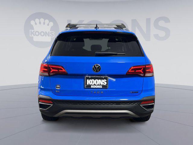 used 2022 Volkswagen Taos car, priced at $16,500