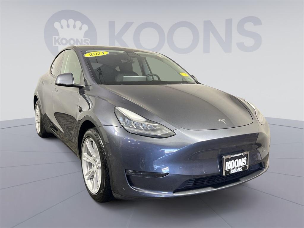 used 2021 Tesla Model Y car, priced at $25,000