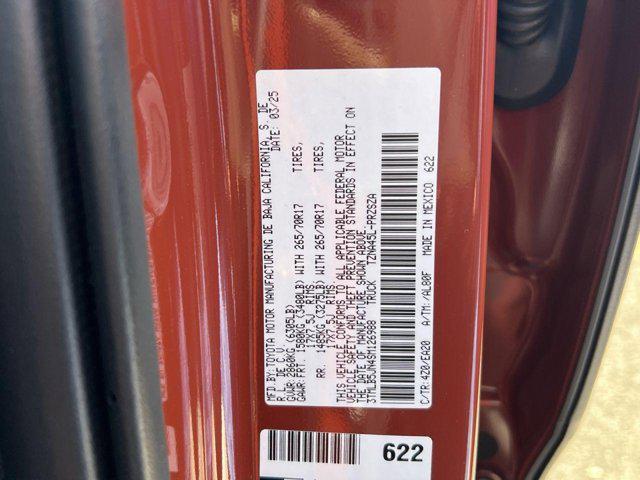 new 2025 Toyota Tacoma car, priced at $50,524
