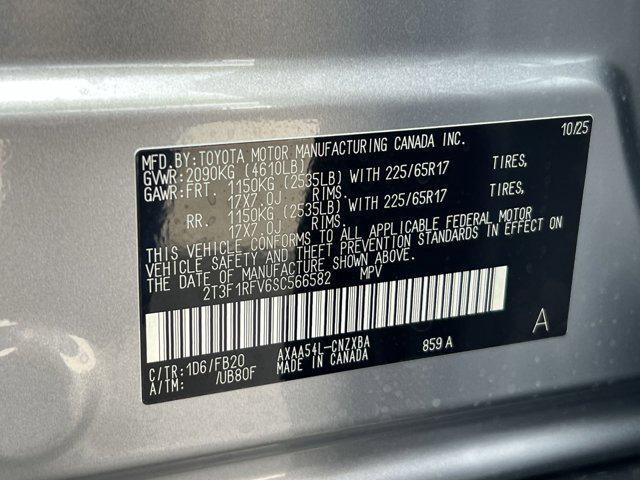 new 2025 Toyota RAV4 car, priced at $31,256