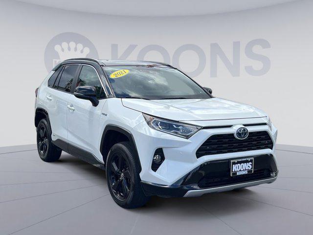 used 2021 Toyota RAV4 Hybrid car, priced at $31,500