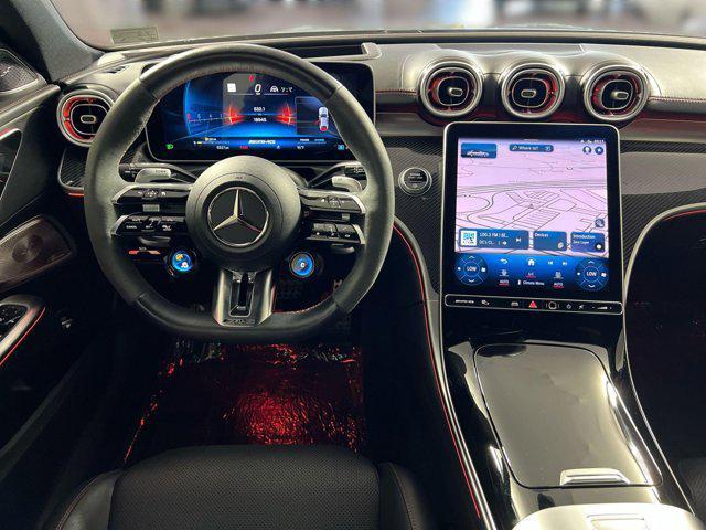 used 2023 Mercedes-Benz AMG C 43 car, priced at $44,000