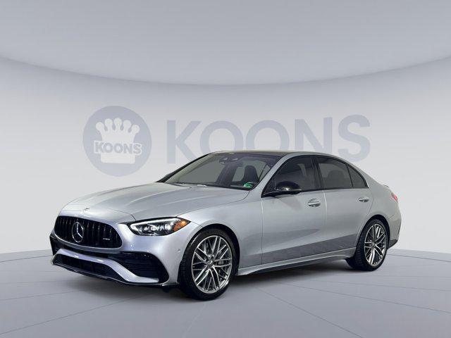 used 2023 Mercedes-Benz AMG C 43 car, priced at $44,000