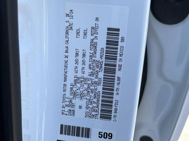 new 2025 Toyota Tacoma car, priced at $45,533