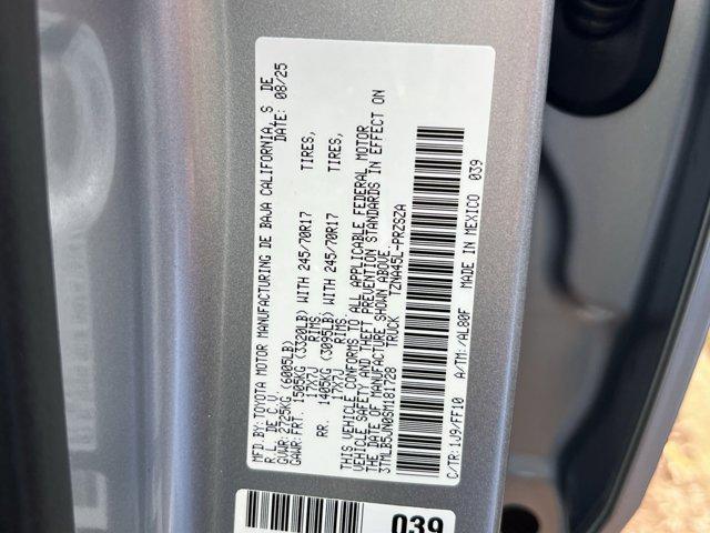 new 2025 Toyota Tacoma car, priced at $41,056