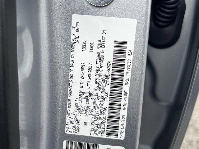 new 2025 Toyota Tacoma car, priced at $40,519