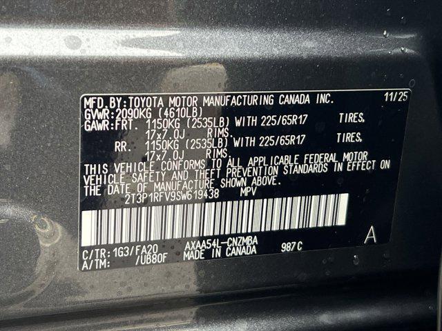 new 2025 Toyota RAV4 car, priced at $32,935