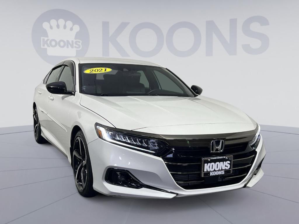 used 2021 Honda Accord car, priced at $23,000