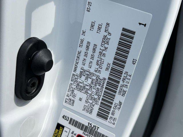 new 2025 Toyota Tundra car, priced at $60,660