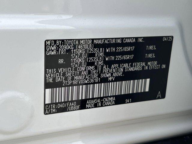 new 2025 Toyota RAV4 car, priced at $36,074