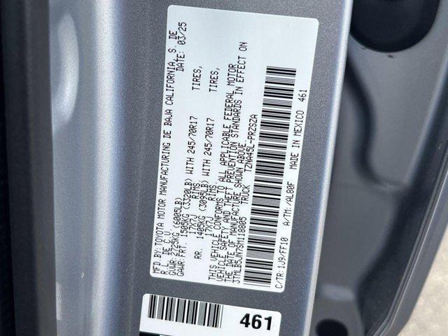 new 2025 Toyota Tacoma car, priced at $41,604
