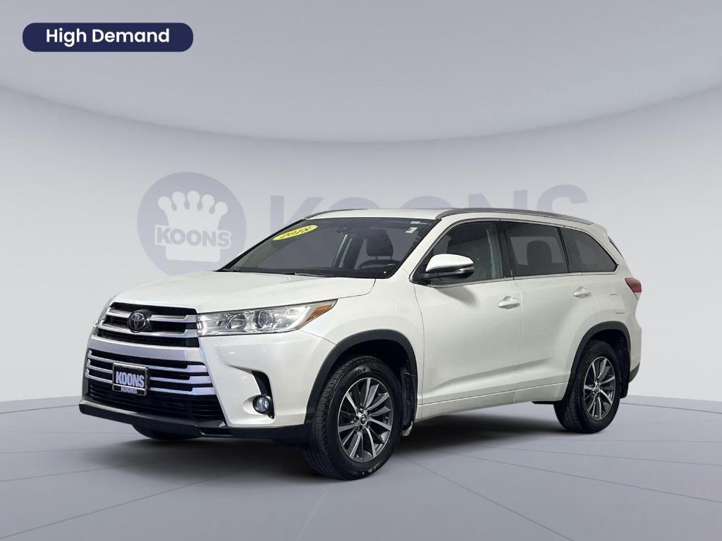 used 2018 Toyota Highlander car, priced at $19,750