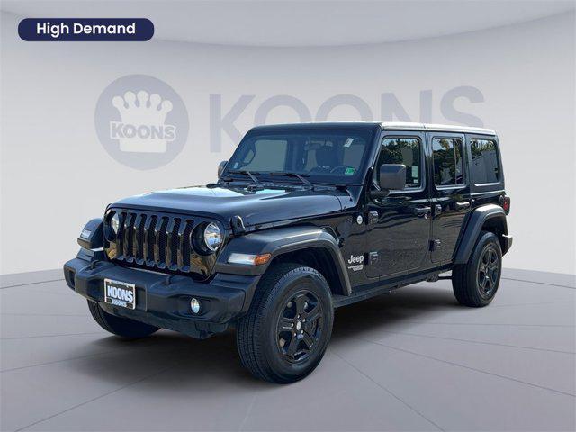 used 2021 Jeep Wrangler Unlimited car, priced at $22,000